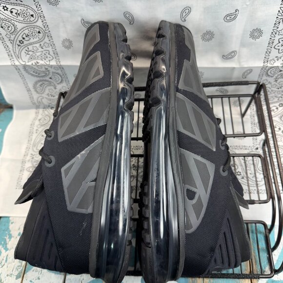 Nike Mens Air Max Flair SE AA4084-001 Black Running Shoes Sneakers Size 10.5 - Picture 8 of 10